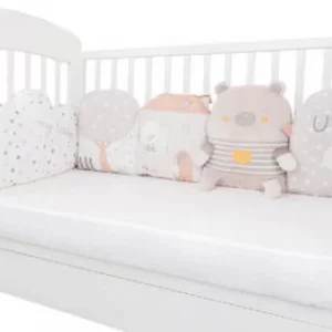 KIKKA BOO OGRADICA OD PLIŠANIH JASTUKA MY TEDDY 5PCS