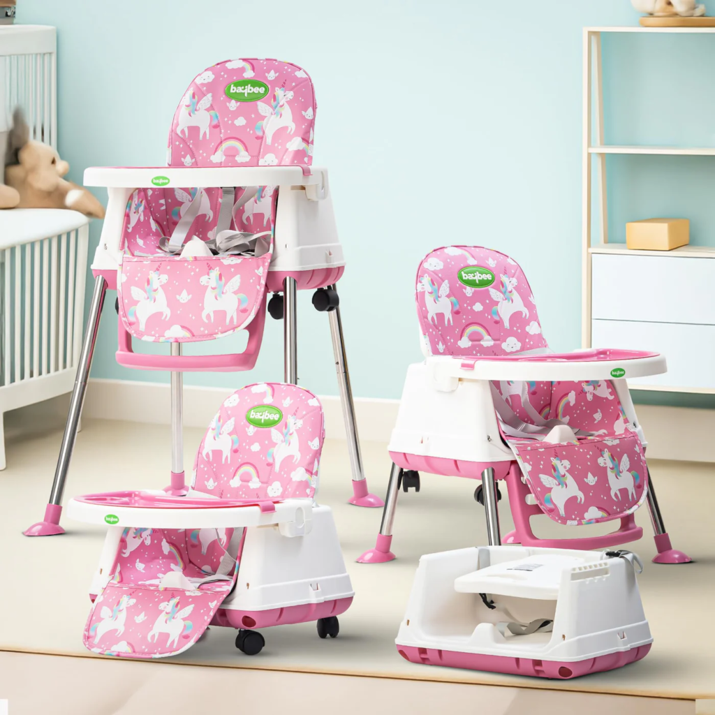 Y22 PINK JEDNOROG BABY LINE STOLICA ZA HRANJENJE