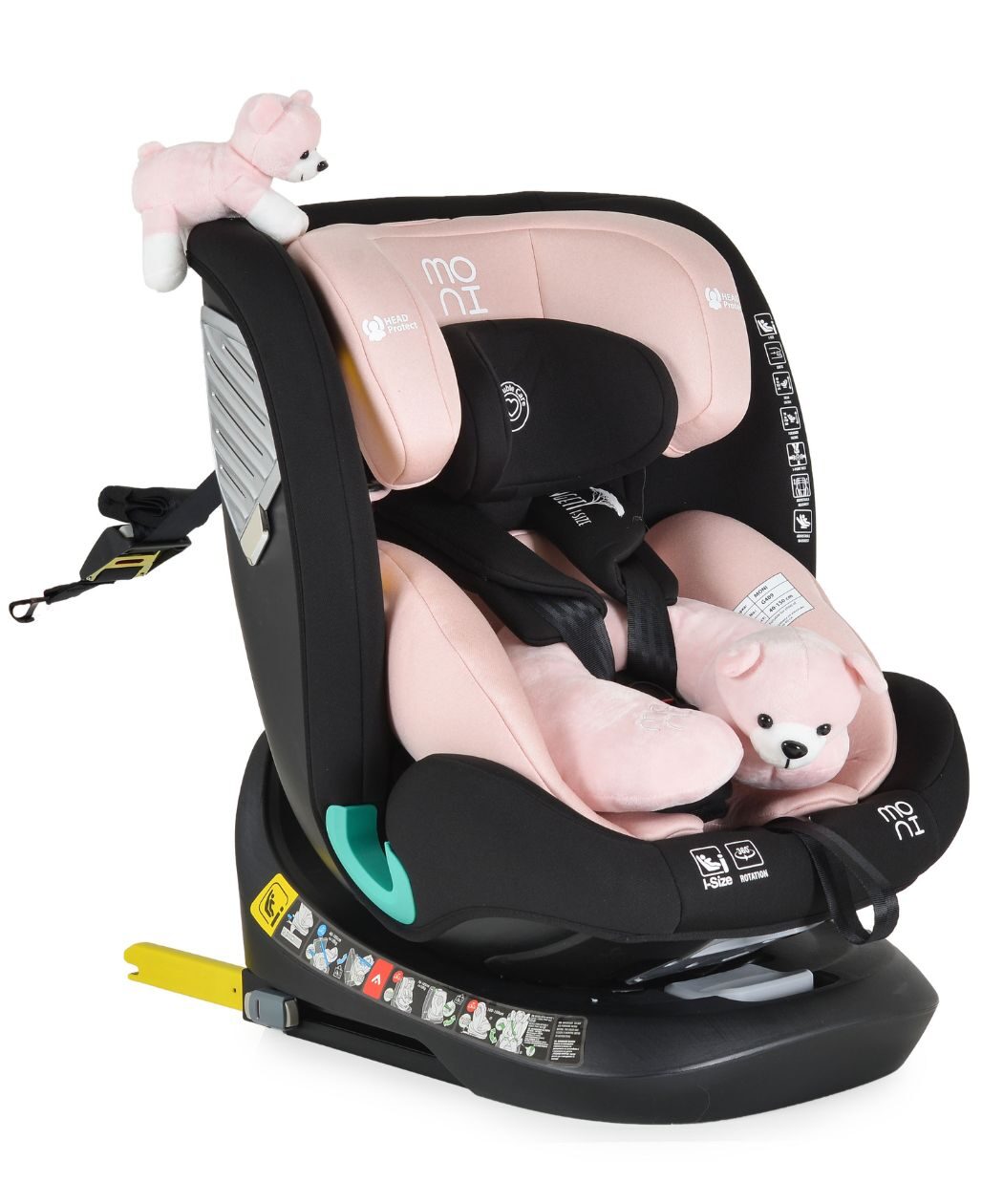 38352_Moni-Serengeti-iSize-Isofix-auto-sedište-za-bebe-40-150-cm-Pink-1